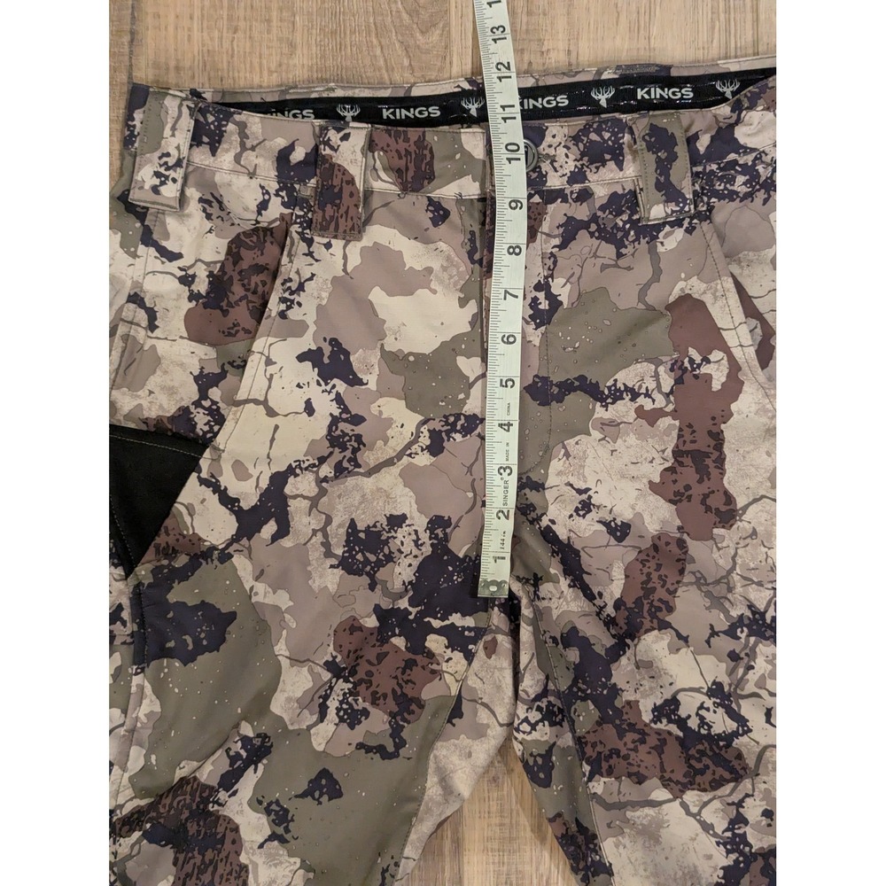 Kings Camo XKG Ridge Pants Mens 32T Desert Shadow Hunting Stretch Cargo Camo - Picture 9 of 9